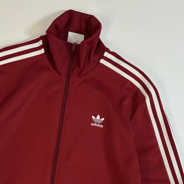 [BUNJANG] Adidas Beckenbauer Two-Way Jersey Burgundy White XL / 아디다스 베켄바우어 투웨이 버건디 화이트 져지 XL