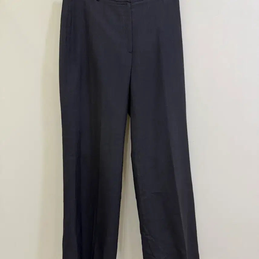 [BUNJANG] MICHAA Charcoal Grey Semi Wide Fit Slacks / 미샤 차콜 그레이 슬랙스 정품