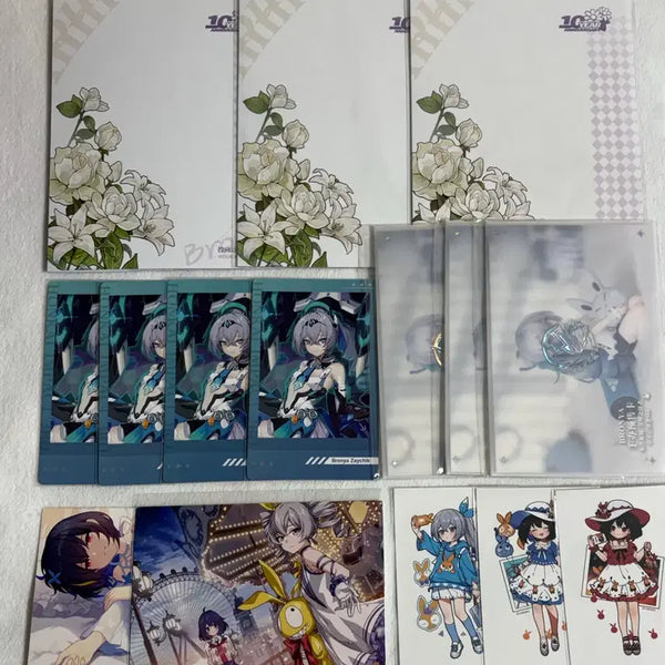 [BUNJANG] Honkai Impact 3rd Bronya Seele Paper Goods Set / 붕괴3rd 브로냐 제레 지류 굿즈 세트