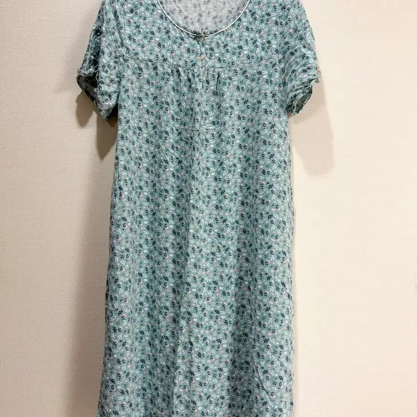 [BUNJANG] JAJU Floral Print Comfortable Nightgown Dress / [JAJU자주]사랑스러운 자연주의 잠옷원피스 자주홈웨어 자주잠옷