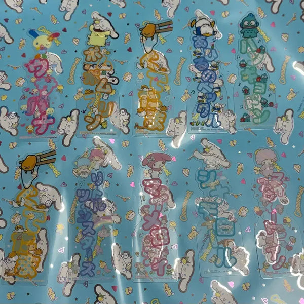 [BUNJANG] Sanrio Characters Acrylic Bookmark Set / 산리오 캐릭터즈 책갈피