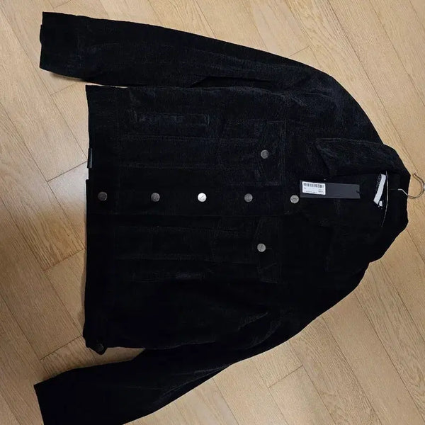 [BUNJANG] Noir Velvet Trucker Jacket / 노이어 벨벳 트러커 자켓