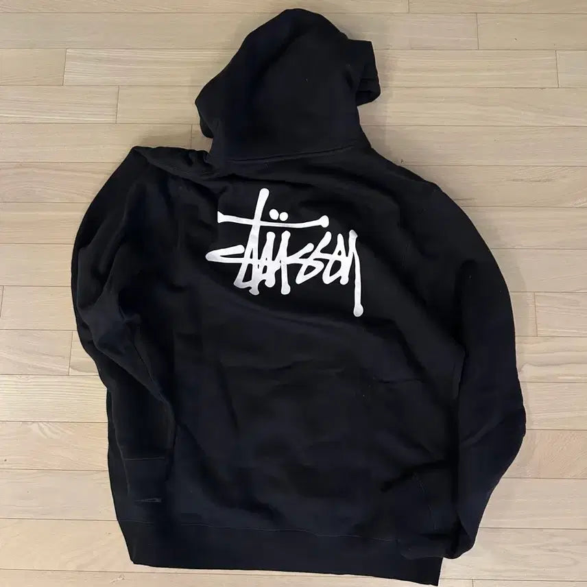 [BUNJANG] Stussy Basic Hoodie Black XL / [XL] 스투시 베이직 후드티 블랙