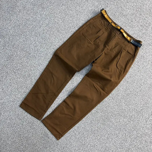 [BUNJANG] Hazzys 67-91 Pin-Tuck Cotton Chino Pants / 67-91 헤지스 핀턱 면바지 치노팬츠 0504J