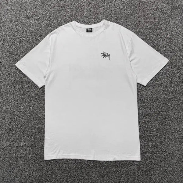[BUNJANG] Stussy Signature Back Big Logo White T-shirt / Name : 스투시 시그니처 후면 빅로고 화이트컬러 반팔티 :)