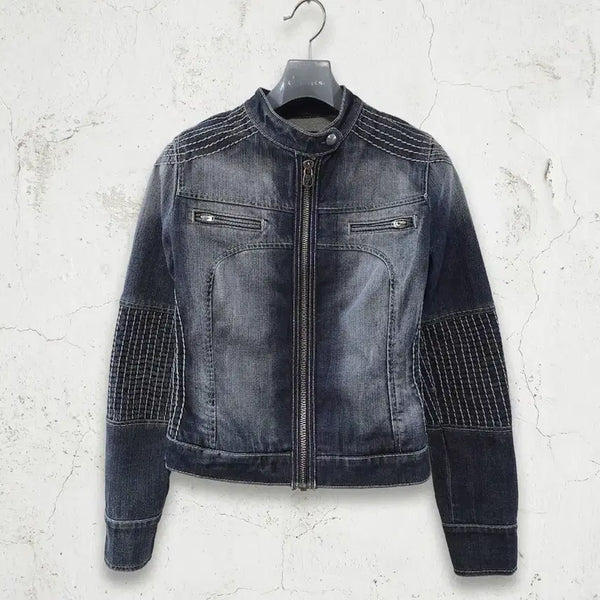 [BUNJANG] Guess Premium Denim Rider Jacket Size S / Guess 프리미엄 데님 라이더 자켓 S