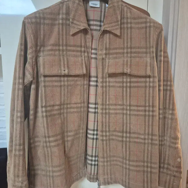 [BUNJANG] Burberry Check Corduroy Jacket / (정품) 버버리 체크 코듀로이 자켓  마지막금액