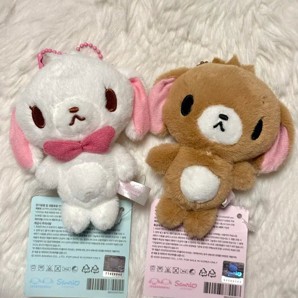 [BUNJANG] Sanrio Sugar Bunnies Plush Keychain Set (2 Types) / 산리오 슈가바니즈 인형 키링 2종 일괄