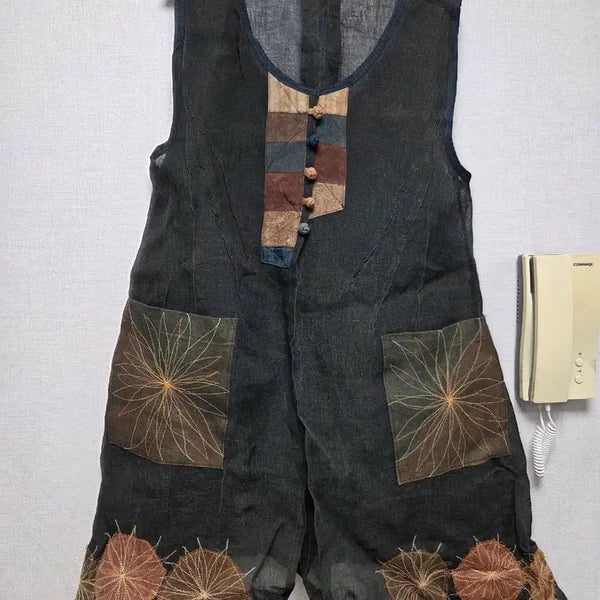 [BUNJANG] Natural Dye Linen Vest / 천연염색 마 조끼