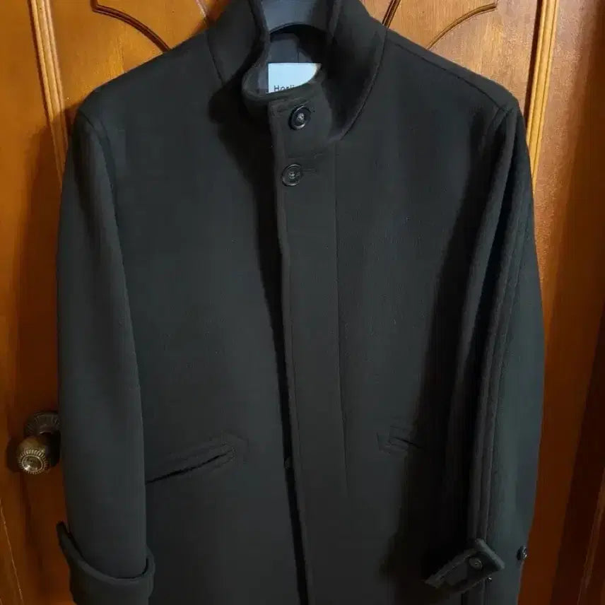 [BUNJANG] Holy Sun Baron Wool Half Coat Dark Brown / 홀리선 Baron Wool Half Coat Dark Brown