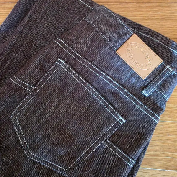 [BUNJANG] Abra-Moa Stitch Panel Jeans 3 / (새상품)아비에무아 스티치 패널진 3