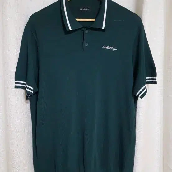 [BUNJANG] Castelbajac Men's Short Sleeve Knit Polo Shirt / 까스텔바작 남성 반팔 카라 니트 (105~110)