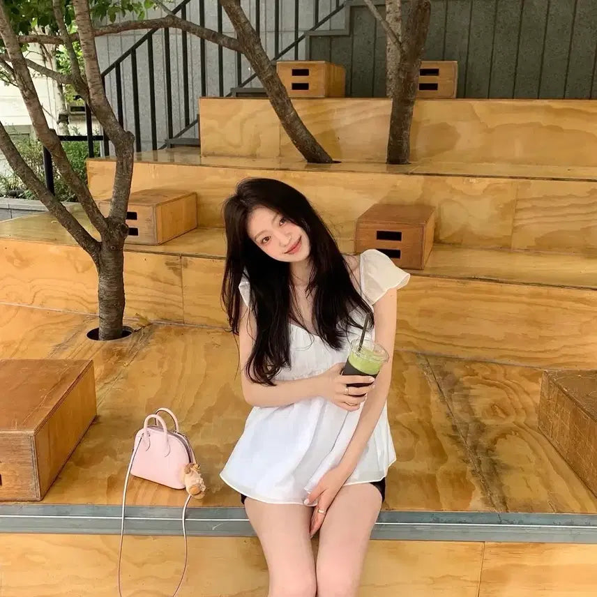 [BUNJANG] Le Plain Angel Blouse S / 르플레인 엔젤 블라우스 S