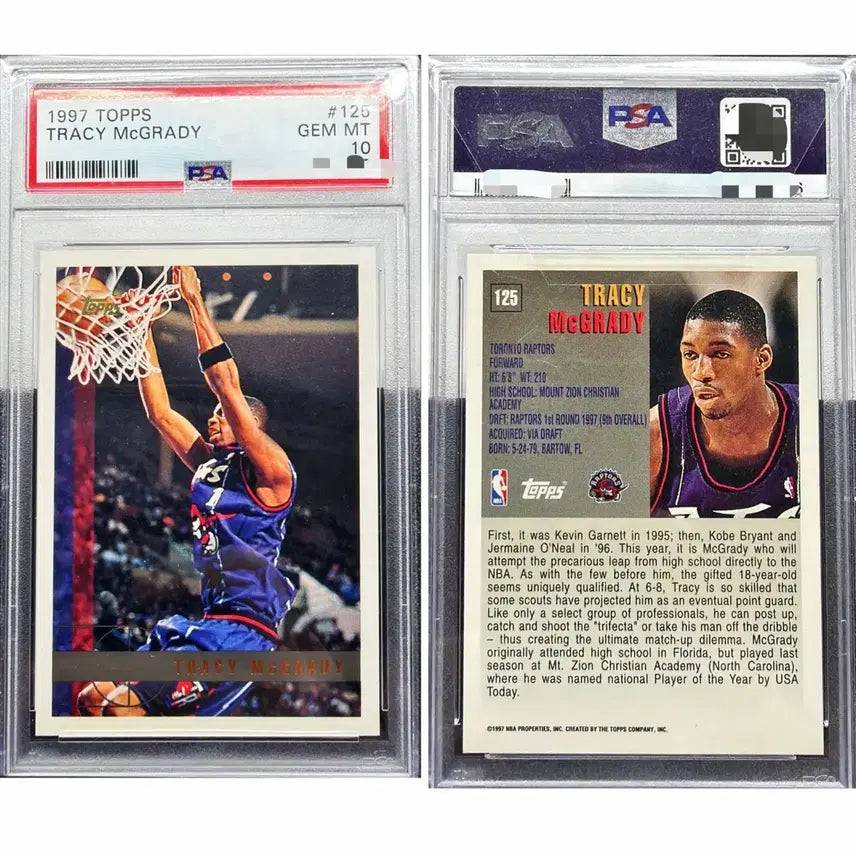 [BUNJANG] Tracy McGrady Rookie Card (Topps 1997) - Graded PSA 10 / Psa 10) 트레이시 맥그레디 루키 topps 97