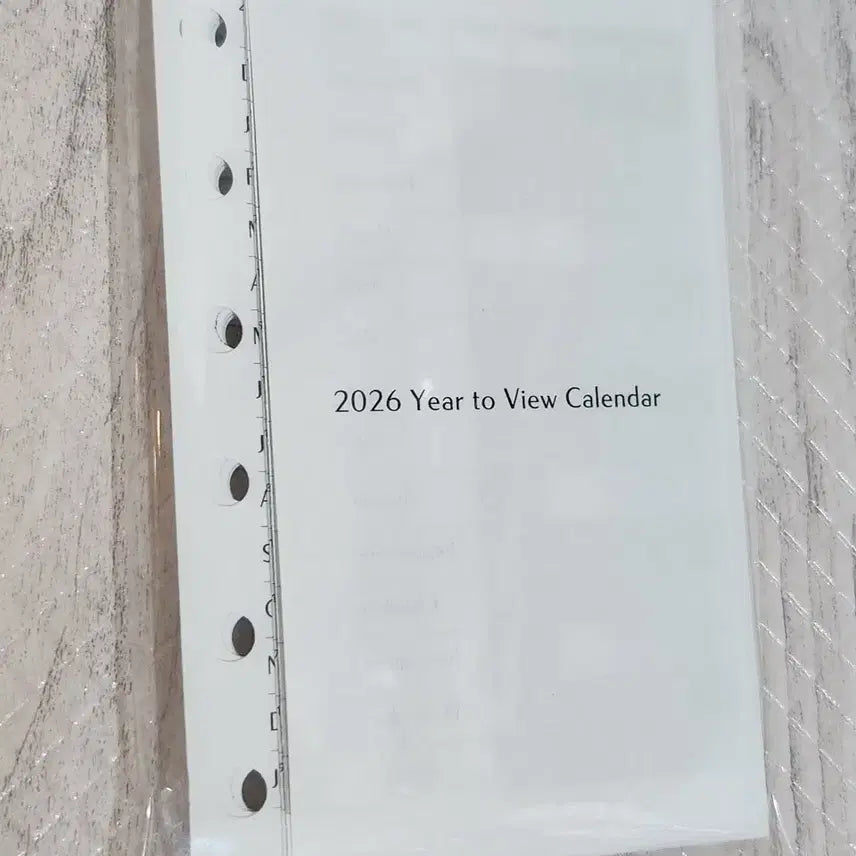 [BUNJANG] Mulberry A7 Weekly Planner Inserts / 멀버리A7 위클리속지