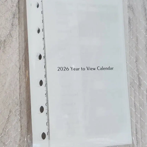 [BUNJANG] Mulberry A7 Weekly Planner Inserts / 멀버리A7 위클리속지