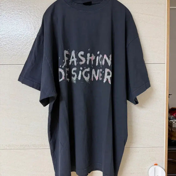 [BUNJANG] Balenciaga Oversized Fashion Designer Short Sleeve T-Shirt / [4] 발렌시아가 패션 디자이너 오버사이즈 티셔츠