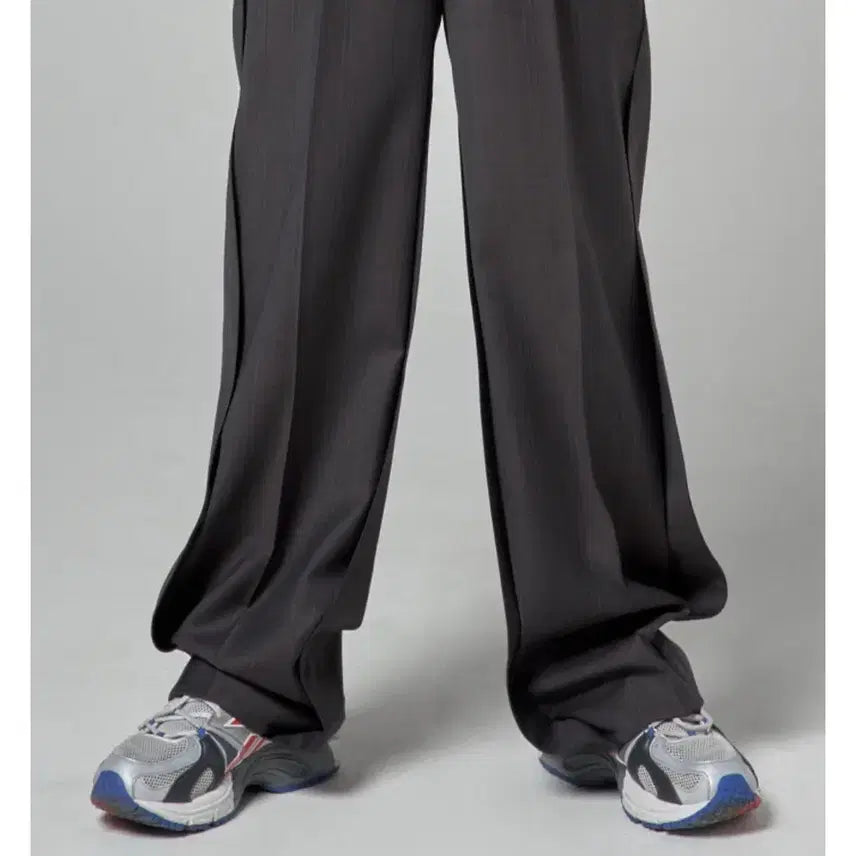 [BUNJANG] CSC Divided Panel Trousers Brown Check Pants / csc DIVIDED PANEL TROUSERS 브라운 체크 바지