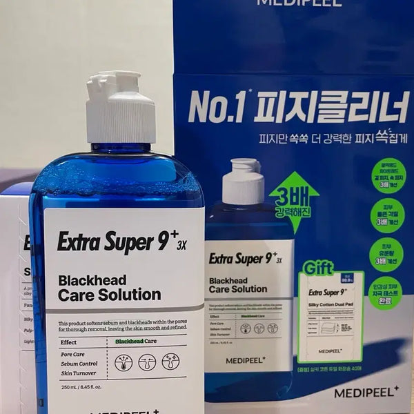 [BUNJANG] Medi-Peel Extra Super 9+ 3X Pore Cleaner with Dual Cotton Pads / 메디필 엑스트라 슈퍼9 피지클리너