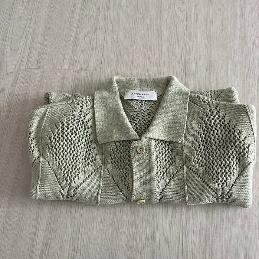 [BUNJANG] Afterpray Crochet Half Knit Cardigan / 애프터프레이 크로쉐 하프니트 가디건 [M]
