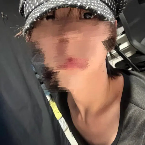 [BUNJANG] Vintage Polka Dot Black Hunting Cap / 펑크 일본 빈티지 땡땡이 블랙 헌팅캡