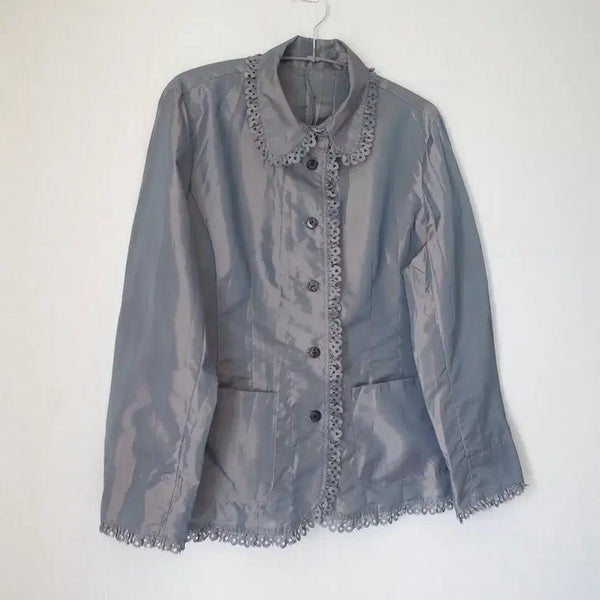 [BUNJANG] Sok Vintage Summer Charcoal Jacket / 소크 빈티지 여름 차콜 자켓