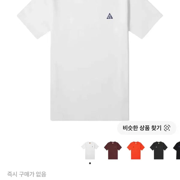 [BUNJANG] Nike ACG Short Sleeve T-Shirt - White/Deep Royal Blue (XL) / 나이키 ACG 티셔츠 화이트 딥 로얄 블루 - 아시아