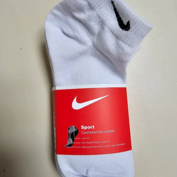 [BUNJANG] Nike Women's White Ankle Socks (20 Pairs) / (무료배송)나이키 여성용 흰색 양말 20켤레 단목