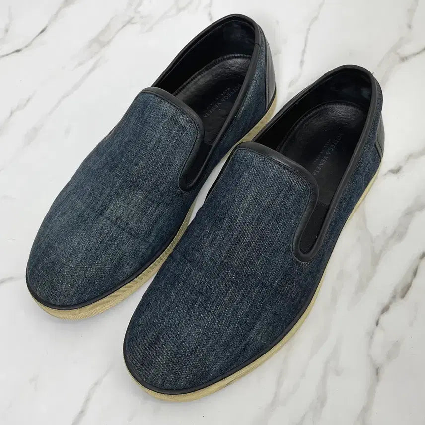 [BUNJANG] Bottega Veneta Men's Denim Slip-On Shoes / [280, 43] 보테가베네타 남자 데님 슬립온