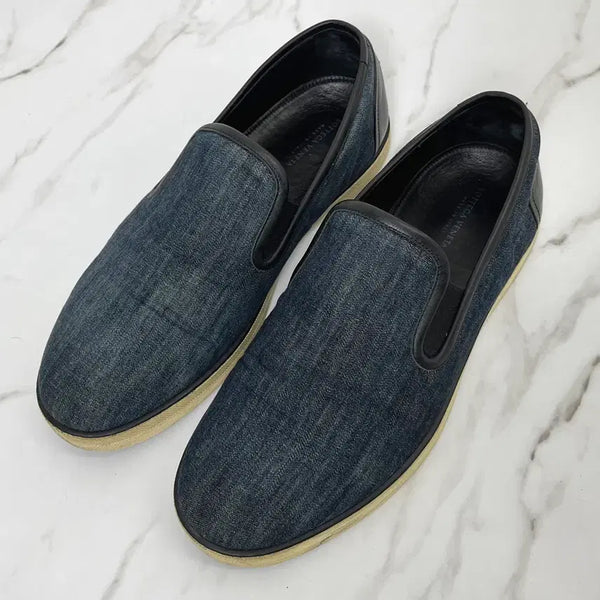 [BUNJANG] Bottega Veneta Men's Denim Slip-On Shoes / [280, 43] 보테가베네타 남자 데님 슬립온