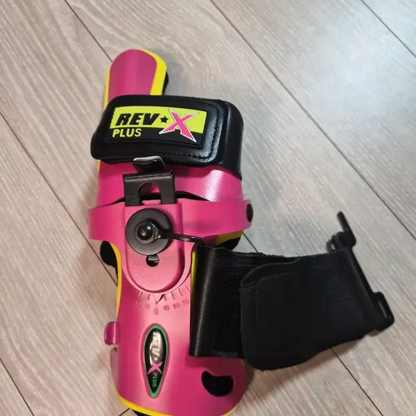 [BUNJANG] REV X PLUS Women's Bowling Wrist Support Pink/Yellow XS / REV X PLUS 볼링 여자 아대 핑크/옐로우 xs