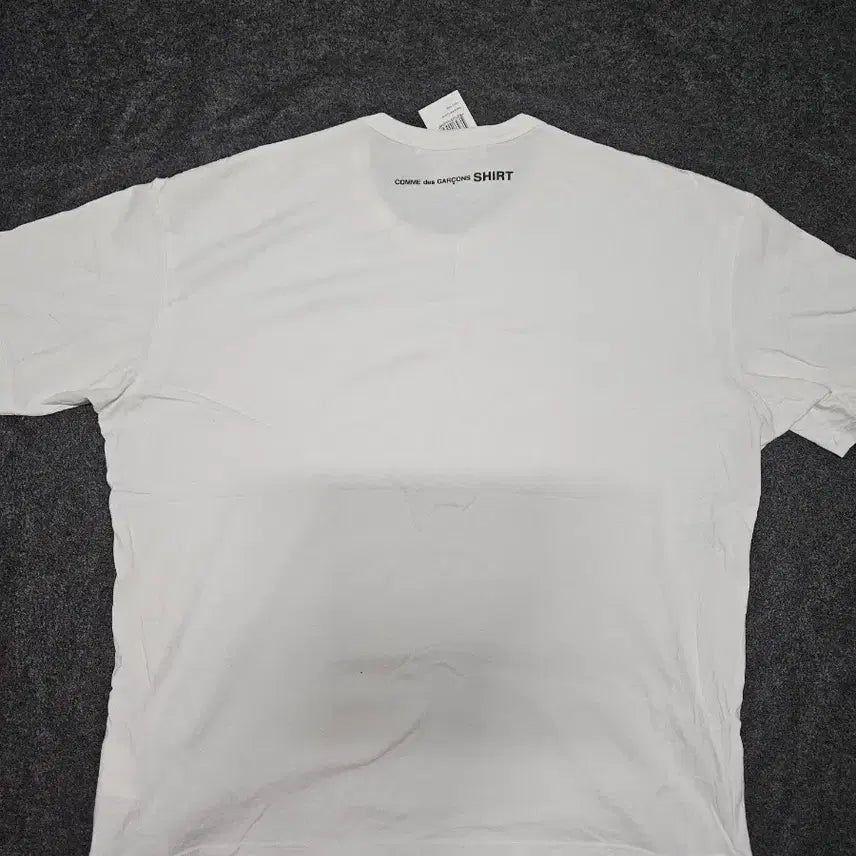 [BUNJANG] Comme des Garçons Shirt Back Logo Short Sleeve T-Shirt Oversized Fit / 꼼데가르송 셔츠 백로고 반팔티  오버핏