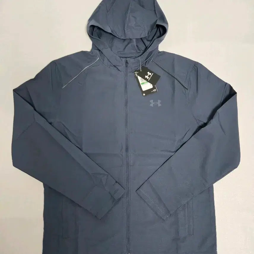 [BUNJANG] Under Armour Hooded Windbreaker Gray XL / 언더아머 후드 바람막이 그레이 XL 새상품