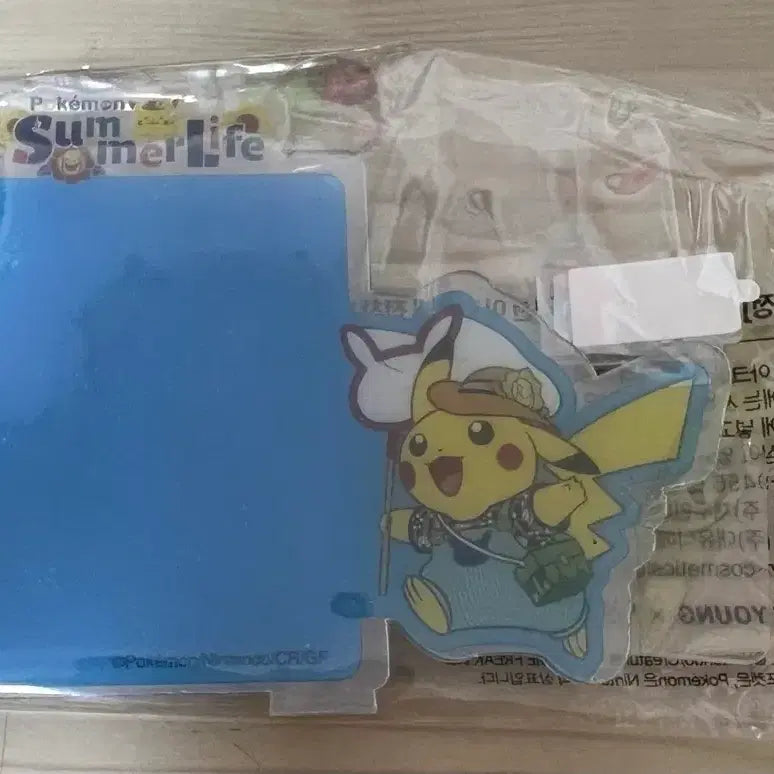 [BUNJANG] VT Cosmetics Pokemon Edition Pikachu Acrylic Memo Holder / VT 리들샷 100 포켓몬 에디션 아크릴대 접착 메모지