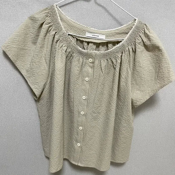 [BUNJANG] Button Blouse / 단추 블라우스