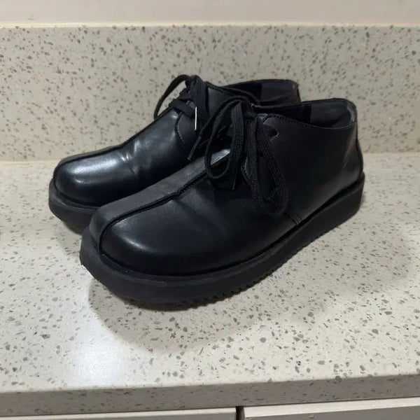 [BUNJANG] Nobox Sweet Potato Shoes (Black Derby Style, Size 250) / nobox 고구마 슈즈 (250)
