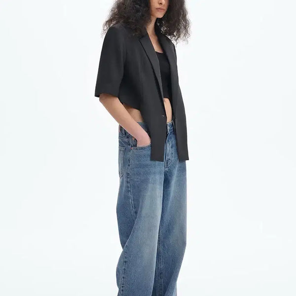 [BUNJANG] Magjay Low-Rise Denim Pants Blue Size 55 / 매그제이 로우라이즈 데님팬츠 블루 55사이즈