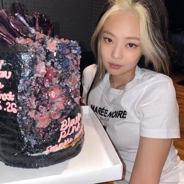 [BUNJANG] Marine Serre Jennie Short Sleeve T-Shirt Black / 마린세르 제니 반팔 티셔츠 블랙