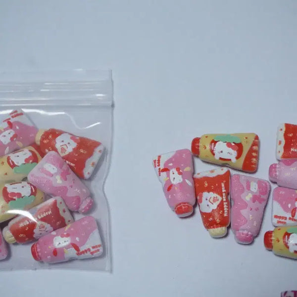[BUNJANG] DIY Toothpaste Shaped Kitty Beads for Charms and Pens / DIY 치약모양 키티비즈
