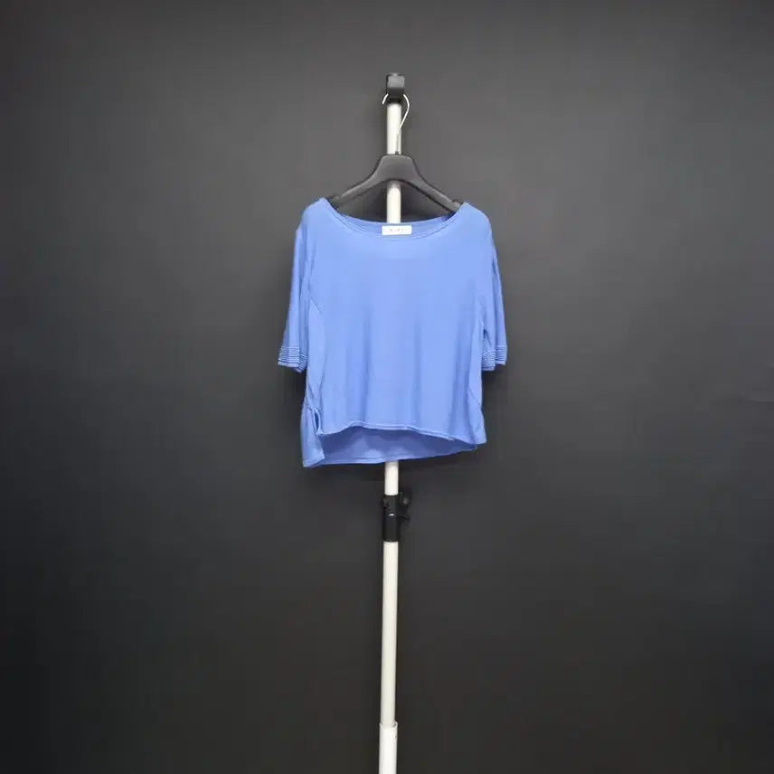 [BUNJANG] Mine Spring Summer Rayon Short Knit Blouse Free Size / 마인 춘하 레이온 숏 니트블라우스 F 33-55
