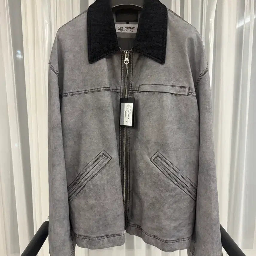 [BUNJANG] System Homme Velvet Collar Leather Jacket / 시스템옴므 벨벳카라 레더 자켓 105사이즈 팝니다
