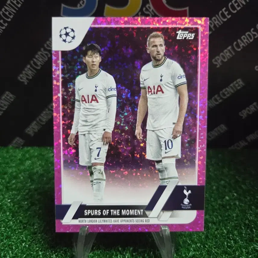 [BUNJANG] 2023 Topps Tottenham Son Heung-min Harry Kane Duo Pink Parallel Soccer Card / 23탑스 토트넘 손흥민 해리케인 듀오 핑크페러렐 축구카드