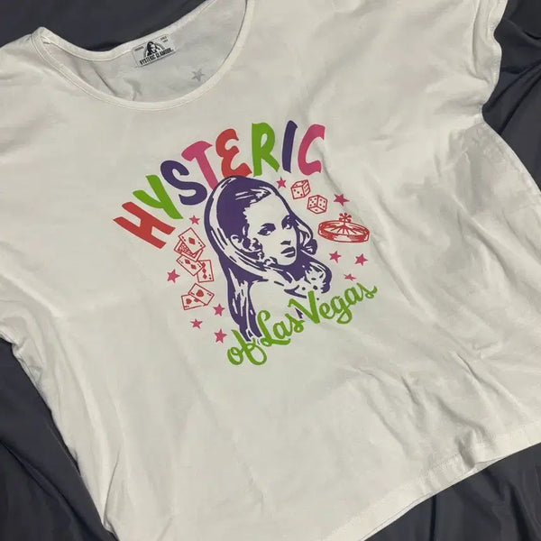 [BUNJANG] Hysteric Glamour Short Sleeve T-Shirt White / 히스테릭글래머 반팔 화이트
