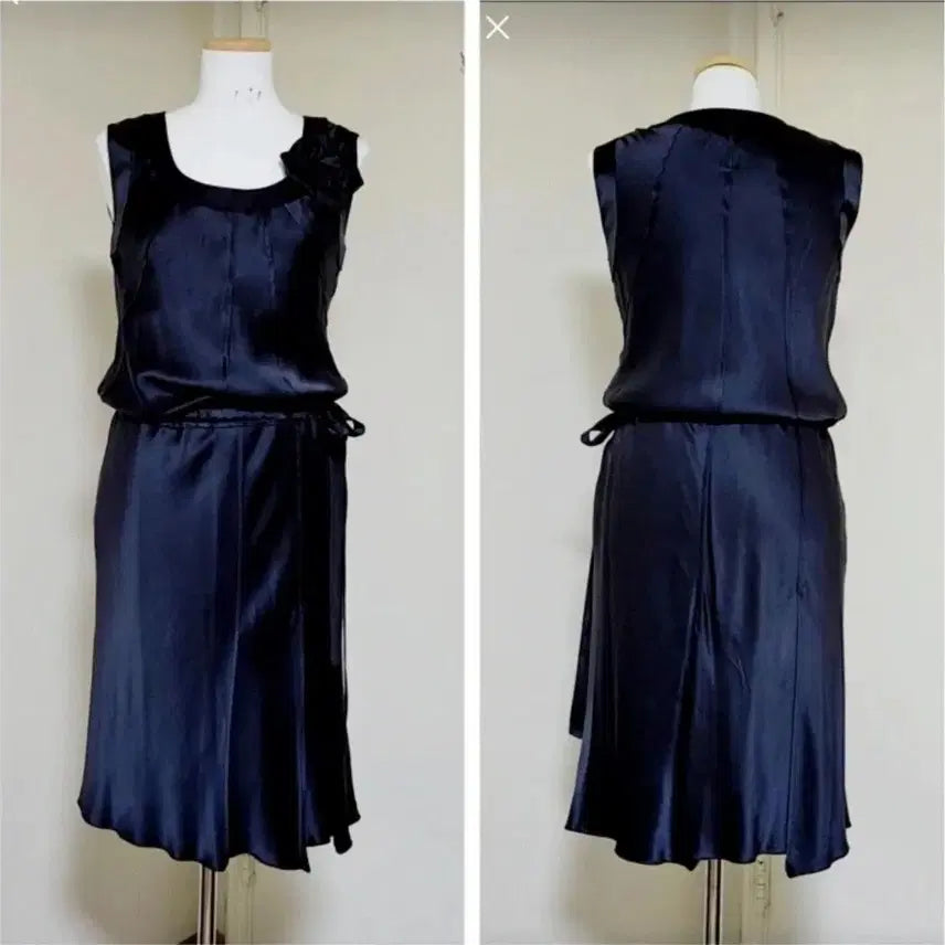 [BUNJANG] MICHAA Silk Midi Dress Size 55 / 새상품급/미샤 실크 미디원피스/55
