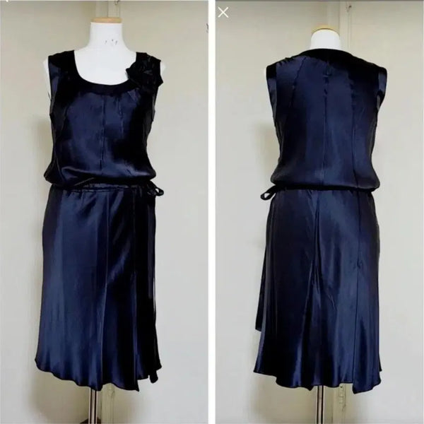 [BUNJANG] MICHAA Silk Midi Dress Size 55 / 새상품급/미샤 실크 미디원피스/55