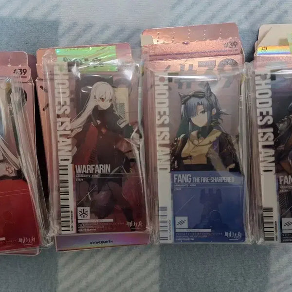 [BUNJANG] Arknights: Operation Wildfire - Character Figure Set (Peng & Warfarin) / 명방 명일방주 통행증 39탄 이격 팽 파이어 샤픈드 와파린