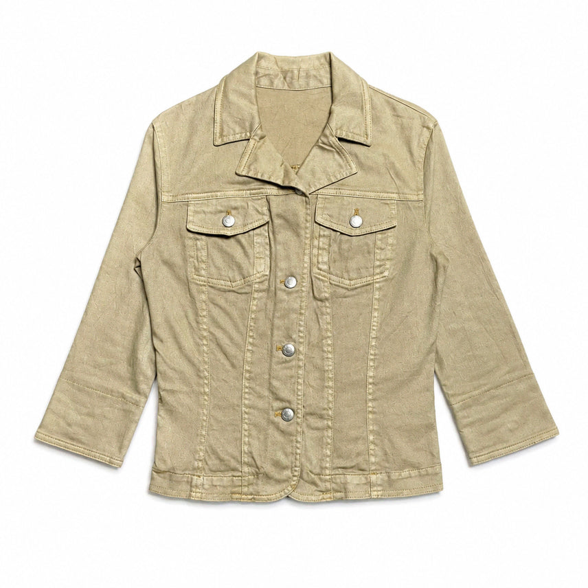 [BUNJANG] Japan Vintage 00s Y2K Linen Blend Three-Button Trucker Jacket / JPN 00s 일본빈티지 Y2K 워크웨어 린넨 혼방 쓰리버튼 트러커 자켓