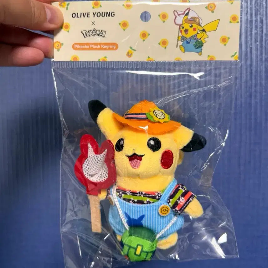 [BUNJANG] Pokemon Pikachu Plush Toy / 포켓몬스터 올리브영피카츄 피카츄인형 포켓몬카드