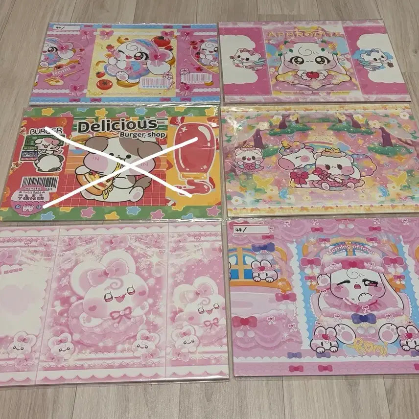 [BUNJANG] Wrapping Paper Sheets (Sold in Sets of 5) / [낱장] 랩핑지 소분 판매 (4)
