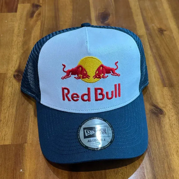 [BUNJANG] New Era Red Bull Trucker Cap White/Navy / 뉴에라 레드불 트래커캡 화이트/네이비